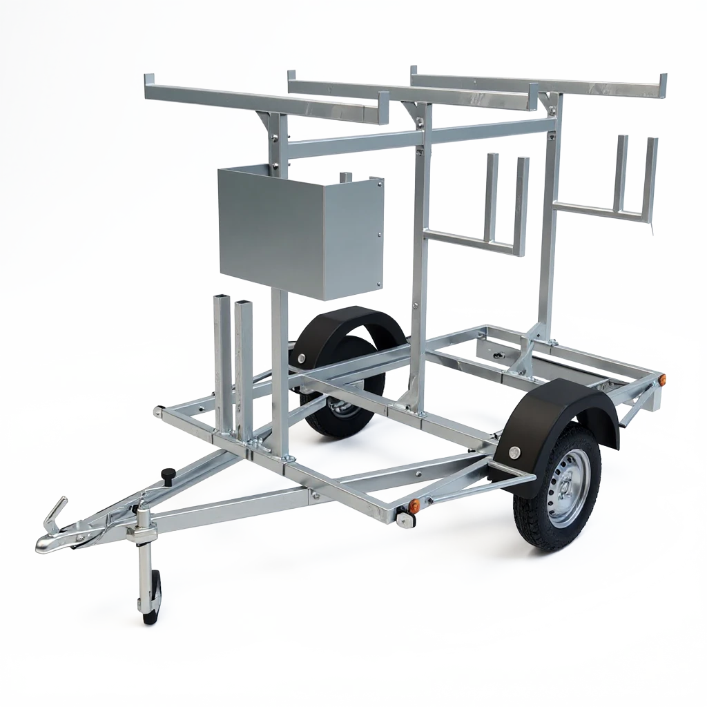 Aanhangwagen - Vervoer Alu Rolsteigers 750KG