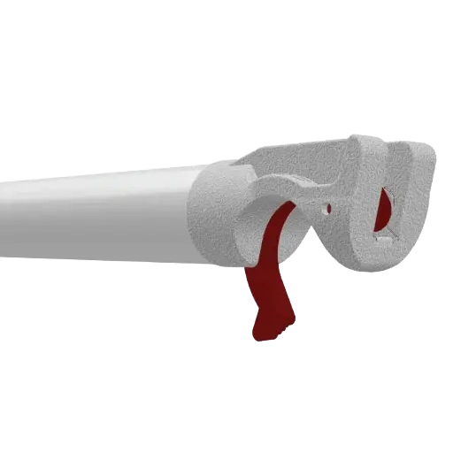 Diagonaal buis voor rolsteiger 250cm - (L283cm-rood)