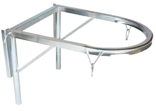 Raambevestiging voor Stortkoker 