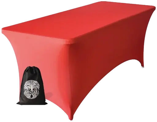 Hoes Rood Voor Plooitafel 183x76cm