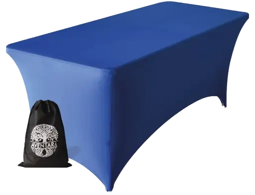 Hoes Blauw Voor Plooitafel 183x76cm