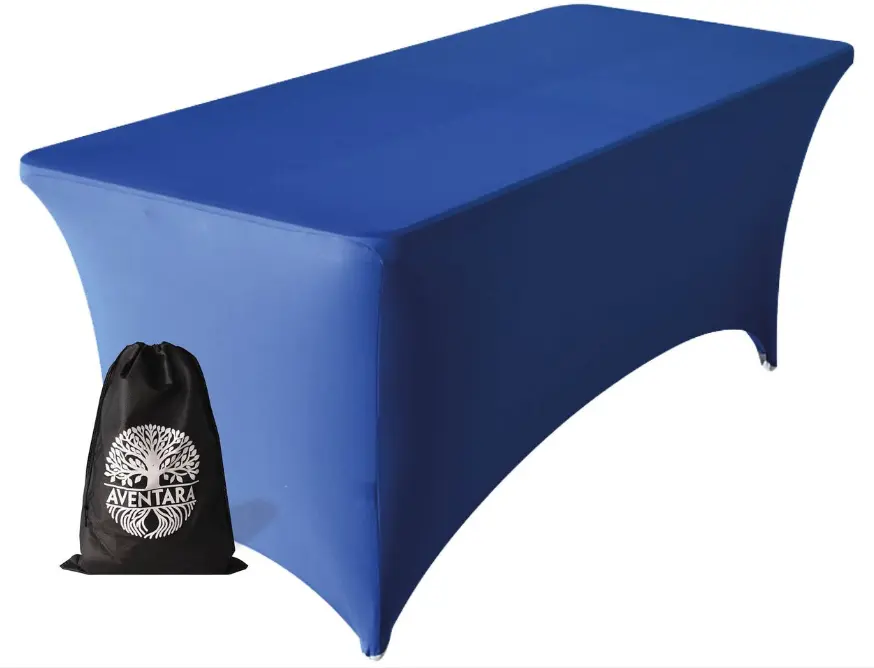 Hoes Blauw Voor Plooitafel 183x76cm