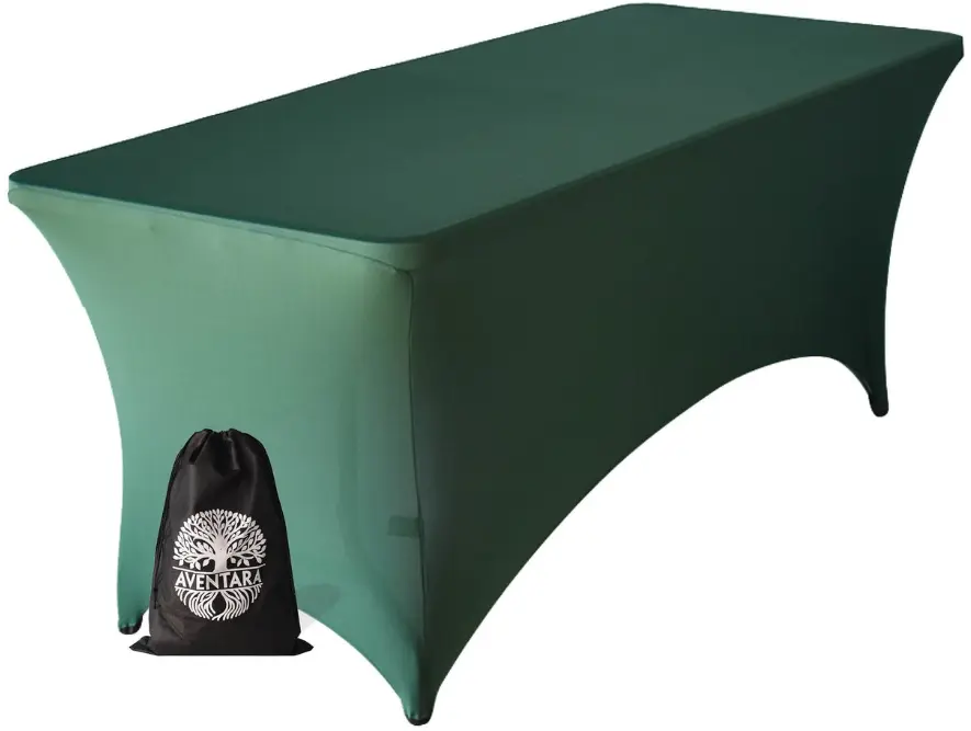 Hoes Groen Voor Plooitafel 183x76cm