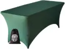 Hoes Groen Voor Plooitafel 183x76cm
