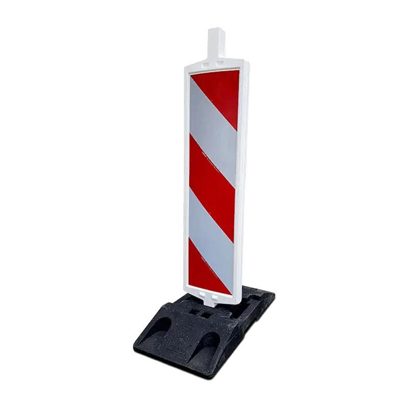 Brede Verkeersbaken met voet (set per 2) 