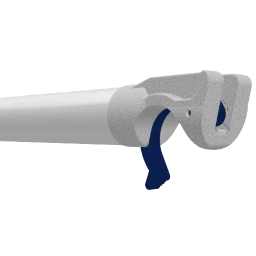 Horizontale buis voor rolsteiger 250cm - (blauw)