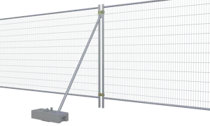 Schoor / Steunpaal voor Werfhek / Bouwhek